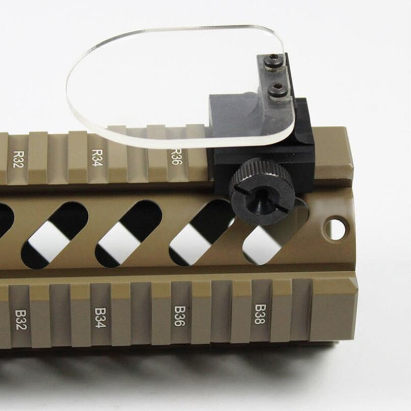 Protection rabattable pour optique Airsoft avec deux écrans