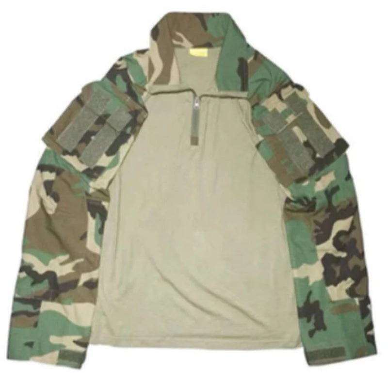 Tenue tactique camouflage – chemise et pantalon selon variante