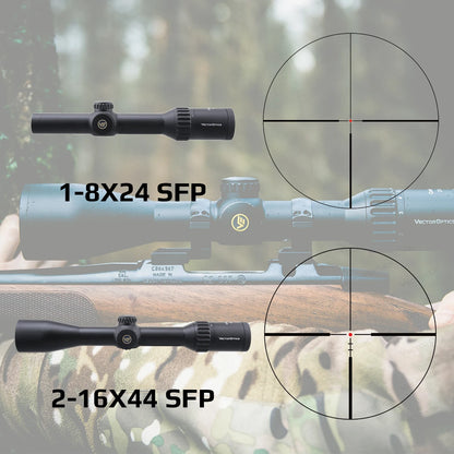 Lunette de visée de chasse Continental X8 SFP - Vector Optics