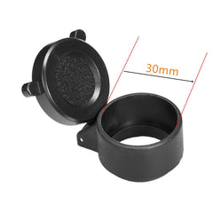 Couvre-objectif rabattable pour lunette, diamètre 25 à 69 mm