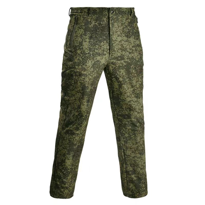 Pantalon cargo tactique multipoches doublé polaire – Plusieurs camouflages