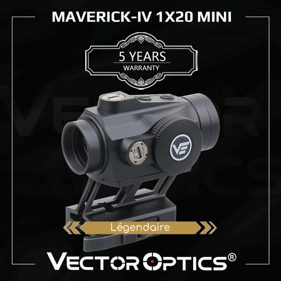 Viseur point rouge Maverick IV Mini 1×20 SCRD-51 Vector Optics – visuel 1