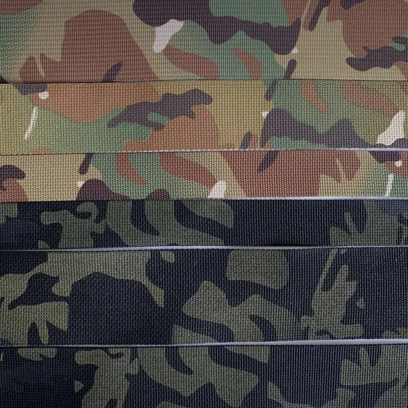 Sangle polyester camouflage Multicam – vendue au mètre