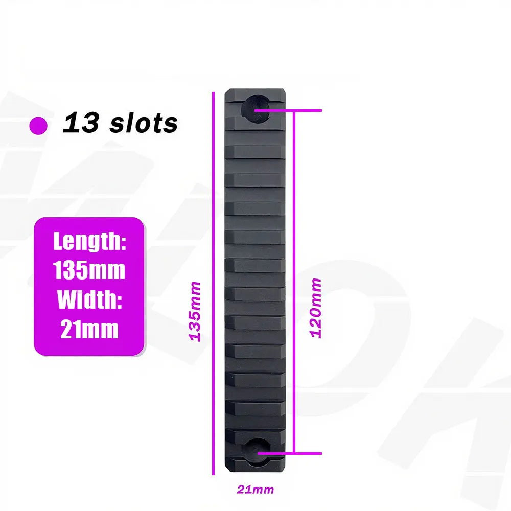 Rail Picatinny Airsoft – 13 slots