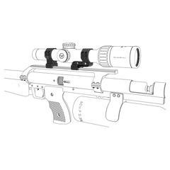 Anneaux X-ACCU 30 mm à hauteur réglable – Vector Optics