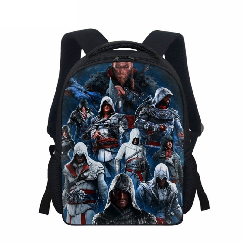 Sac à dos enfant Assassin’s Creed Fan Art – 6 modèles