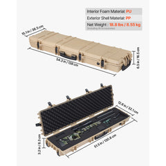 Mallette rigide étanche IP67 pour réplique Airsoft – SucceBuy – vue 42