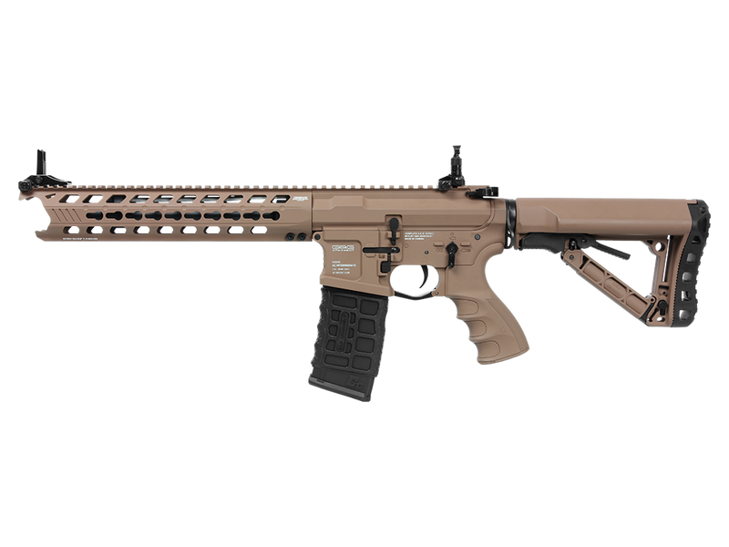 Réplique longue airsoft G&G GC16 Predator 6 mm — Coyote Brown — Réf. S13064 — composant du pack AW