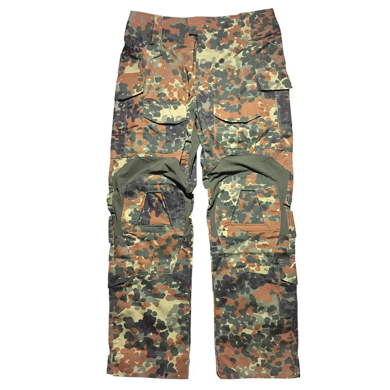 Tenue tactique camouflage – chemise et pantalon selon variante