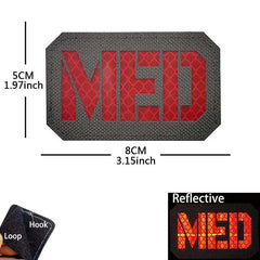 Patch médic Airsoft – 15 MED Gris