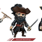 Figurine Assassin's Creed Barbe Noir, Leonard de Vinci, Haytam Kenway