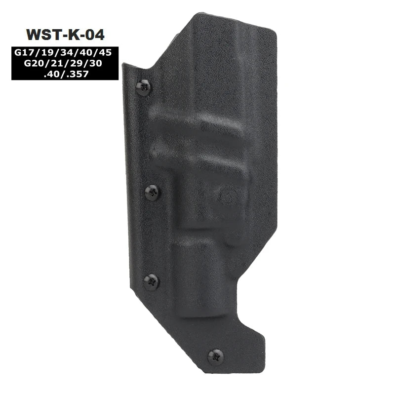 Holster rigide droitier à dégagement rapide – Références K-01 à K-14