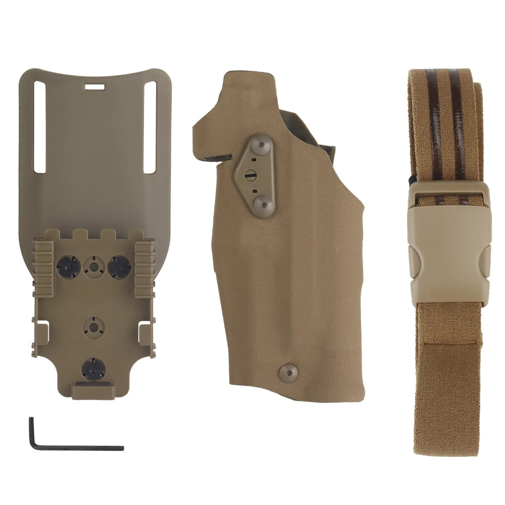 Holster gaucher nylon format G17 / X300 – compatibilité à vérifier