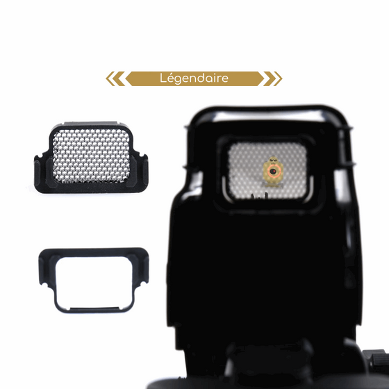 Killflash pour optique Holographique L : 40.8mm - l : 30 mm - h : 15mm