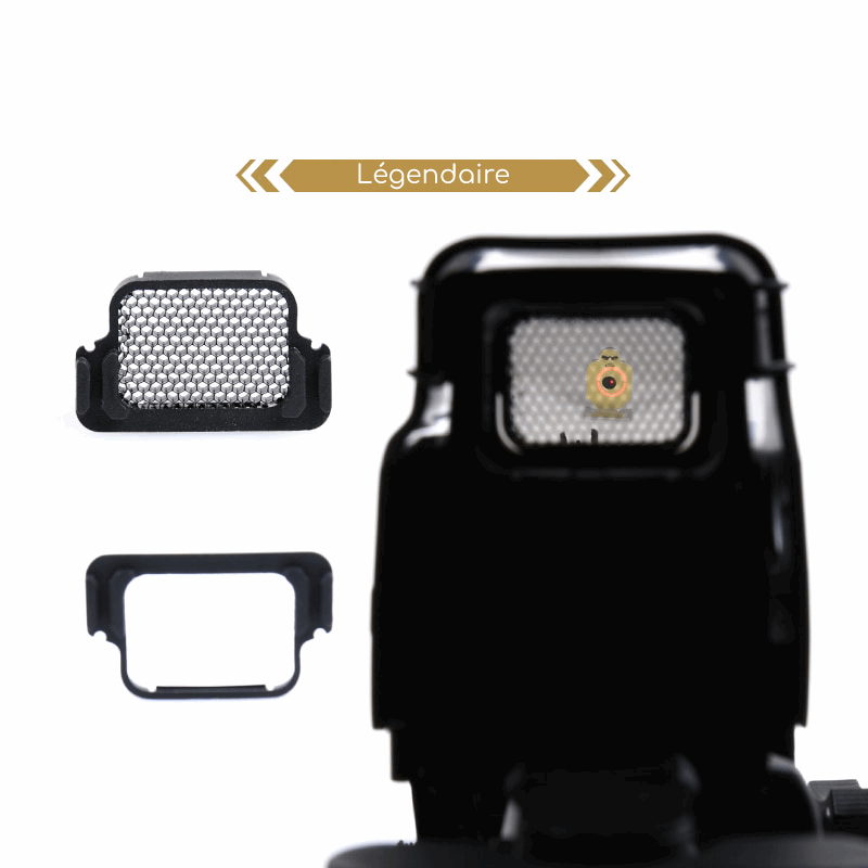 Killflash pour optique Holographique L : 40.8mm - l : 30 mm - h : 15mm