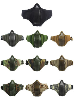 Masque grillagé demi-visage pliable – Airsoft