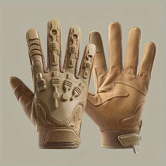 Gants tactiques à doigts complets en polyester – S à XL