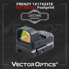 Viseur Frenzy 1×17×24 – Point rouge 3 MOA ou vert 5 MOA – Vector Optics