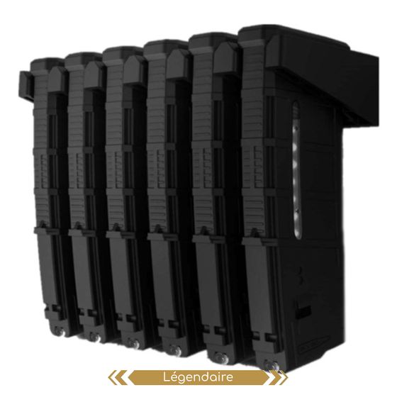 Support mural pour 6 chargeurs Airsoft type AR-15
