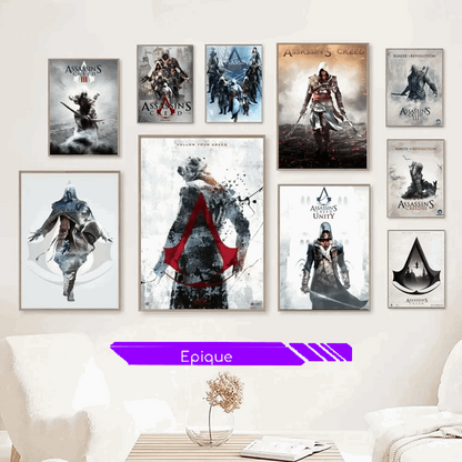 Affiche Autocollante Assassin's Creed, 1 pièce