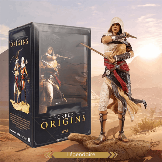 Figurine AYA et BAYEK, PVC, 28CM - Assassin's Creed Origins