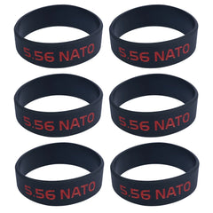 Anneaux marquage chargeurs Airsoft – 5.56 Noir Rouge lot de 6
