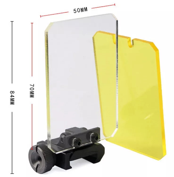 Protecteur d’optique Airsoft pour rail Picatinny 20 mm