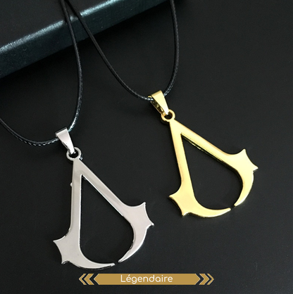 Pendentif en acier inoxydable Assassin's Creed