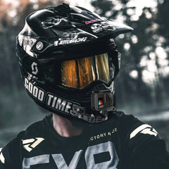 Support articulé pour caméra d’action sur casque