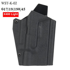 Holster rigide droitier à dégagement rapide – Références K-01 à K-14