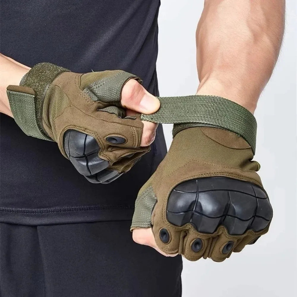 Gants tactiques demi-doigts Airsoft