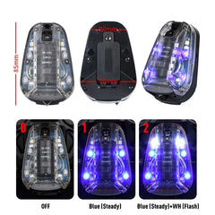Lampe de marquage tactique à Velcro – LED et infrarouge