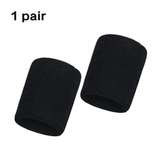 Poignets éponge élastiques absorbants – plusieurs coloris