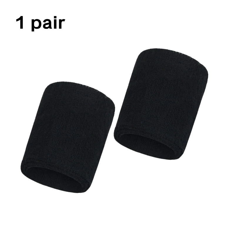 Poignets éponge élastiques absorbants – plusieurs coloris