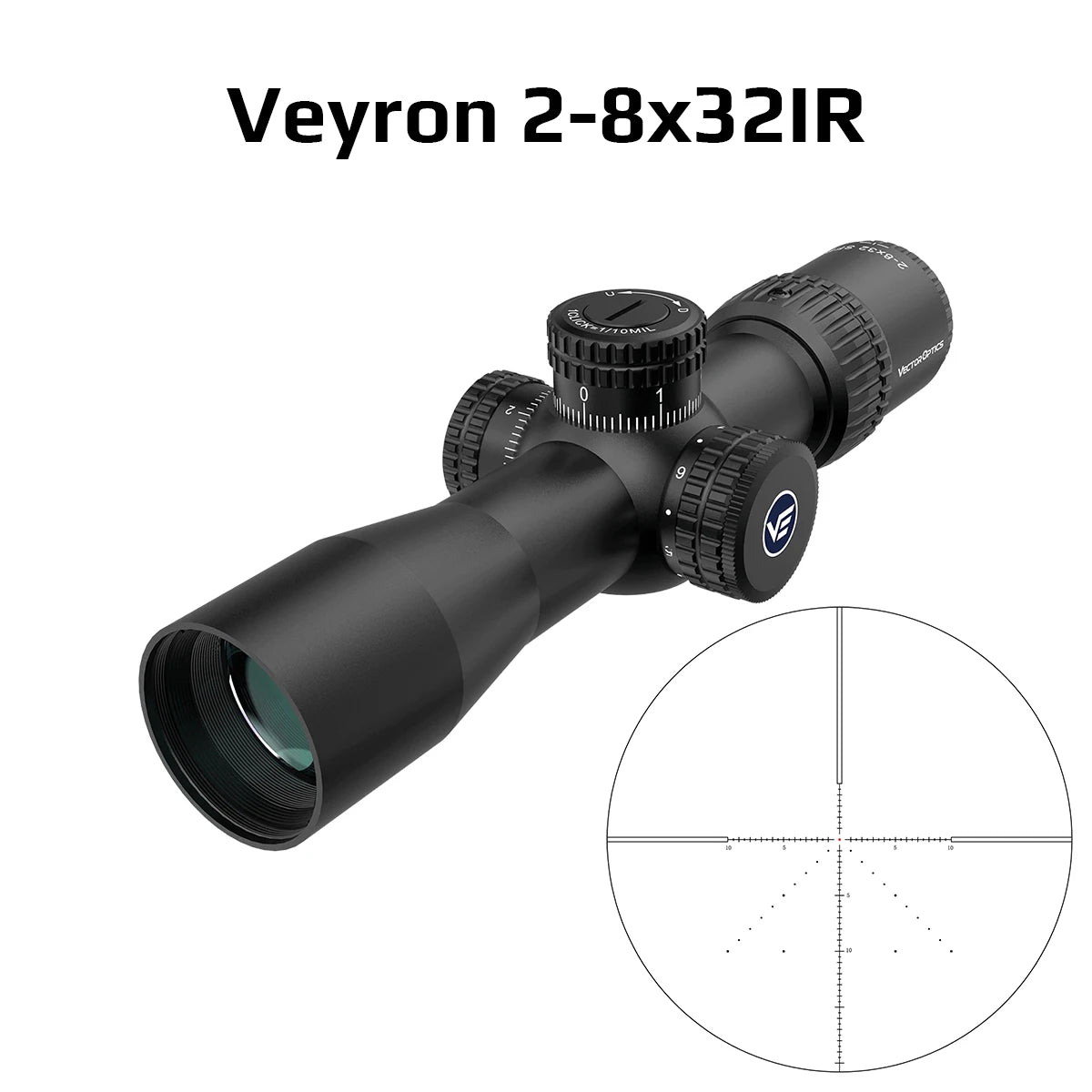 Lunette compacte Veyron SFP – Vector Optics – Plusieurs références