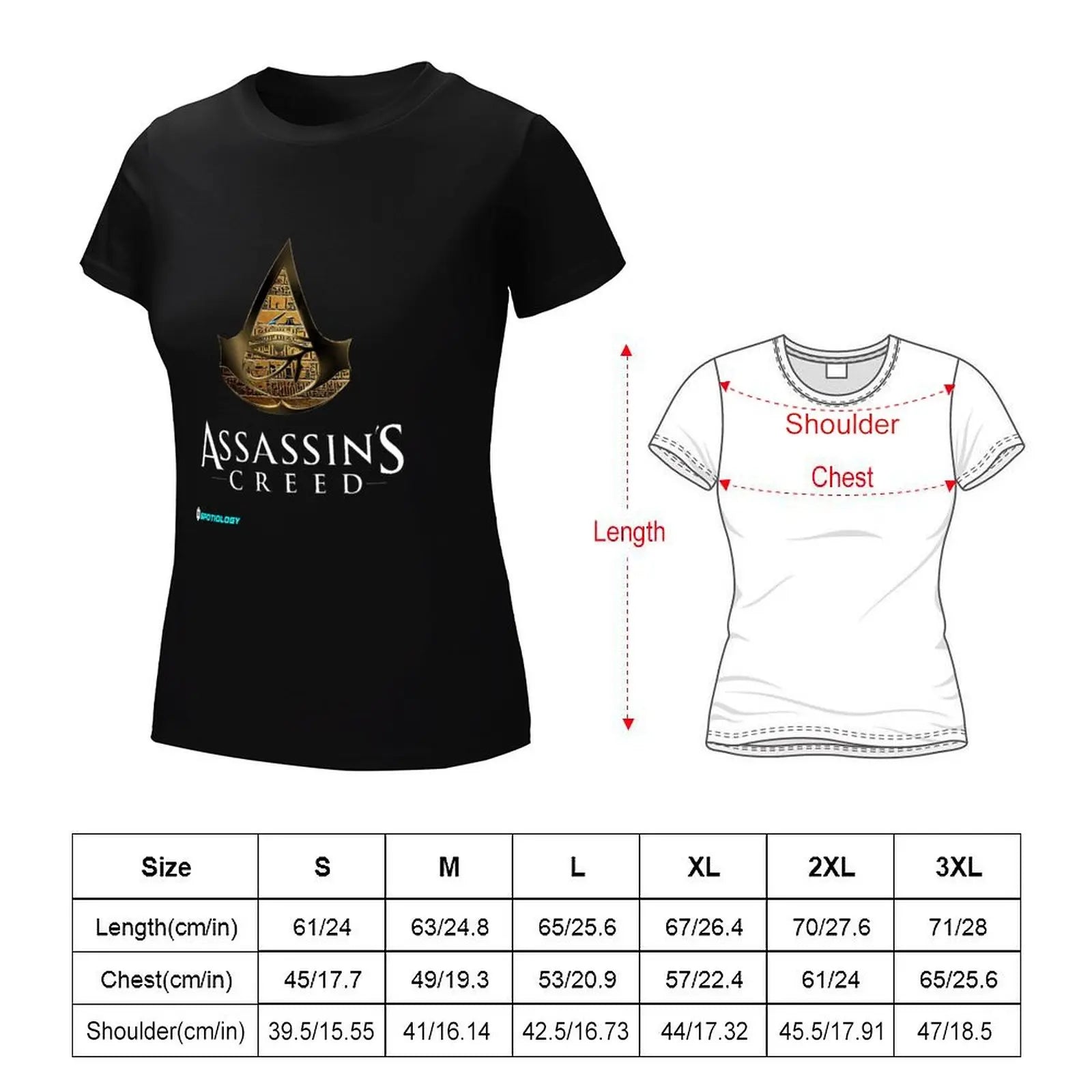 T-shirt logo Assassin’s Creed Origins femme