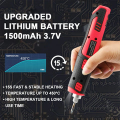 Fer à souder sans fil USB-C 8 W – 1500 mAh