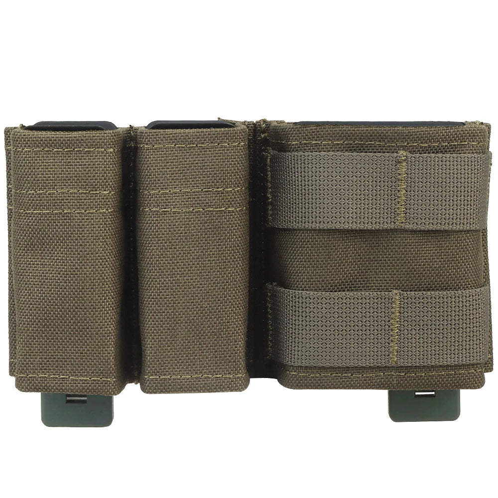 Porte-chargeurs MOLLE 1+2 pour 5,56 / 9 mm – insert rigide