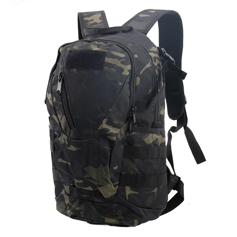 Sac à dos tactique camouflage 20–35 L – plusieurs motifs