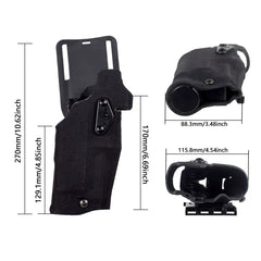 Holster Airsoft type Glock 17 / 19 pour lampe X300 / X300U – plateforme QLS
