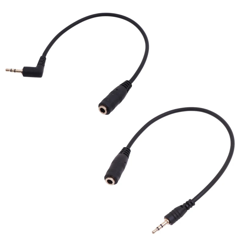 Adaptateur audio jack 2,5 mm mâle vers 3,5 mm femelle – 20 cm