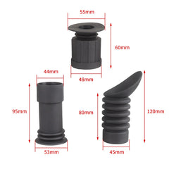 Protection oculaire en caoutchouc pour lunette Airsoft 38–44 mm