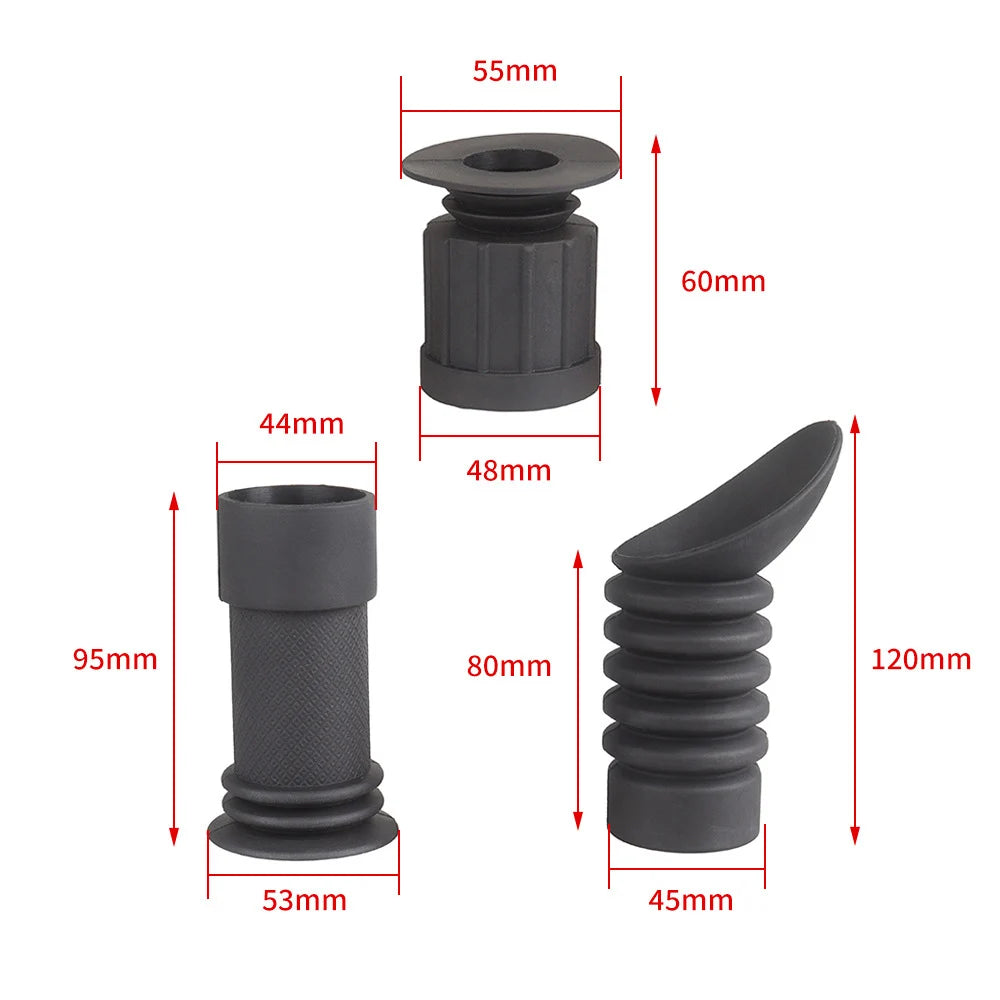 Protection oculaire en caoutchouc pour lunette Airsoft 38–44 mm