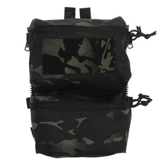Panneau arrière double poche YTYIN V5 – Multicam Black