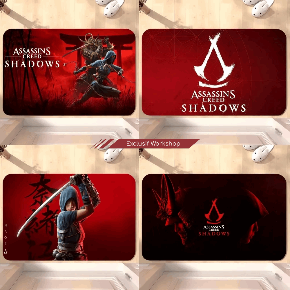 Tapis de sol - Assassin's Creed Shadows - absorbant, antidérapant
