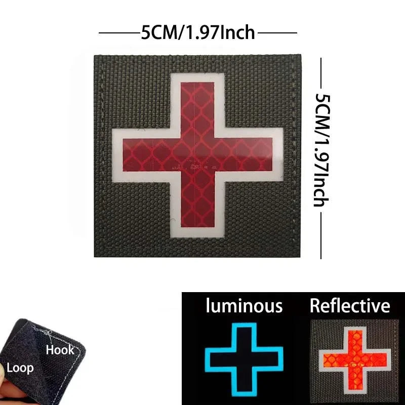 Patch médic Airsoft – 36 Croix Verte