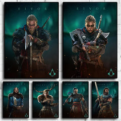 Poster toile Assassin’s Creed Valhalla – Sans cadre