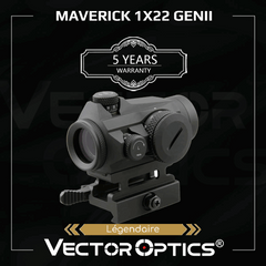 Red dot sight Maverick 1x22 GenII - Vector Optics