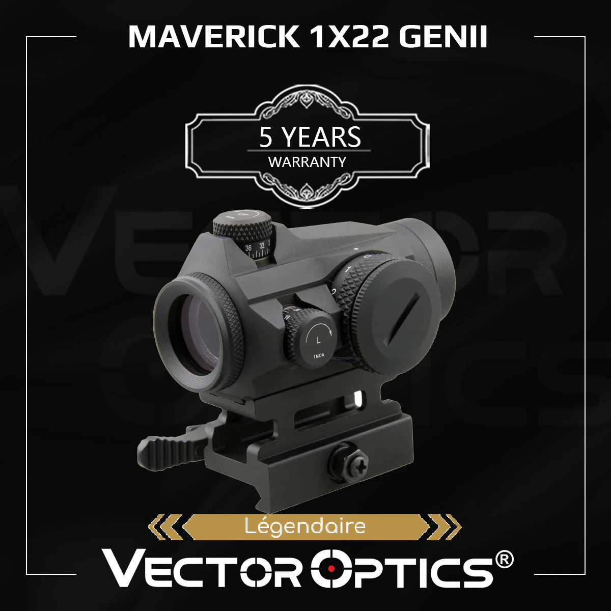 Red dot sight Maverick 1x22 GenII - Vector Optics