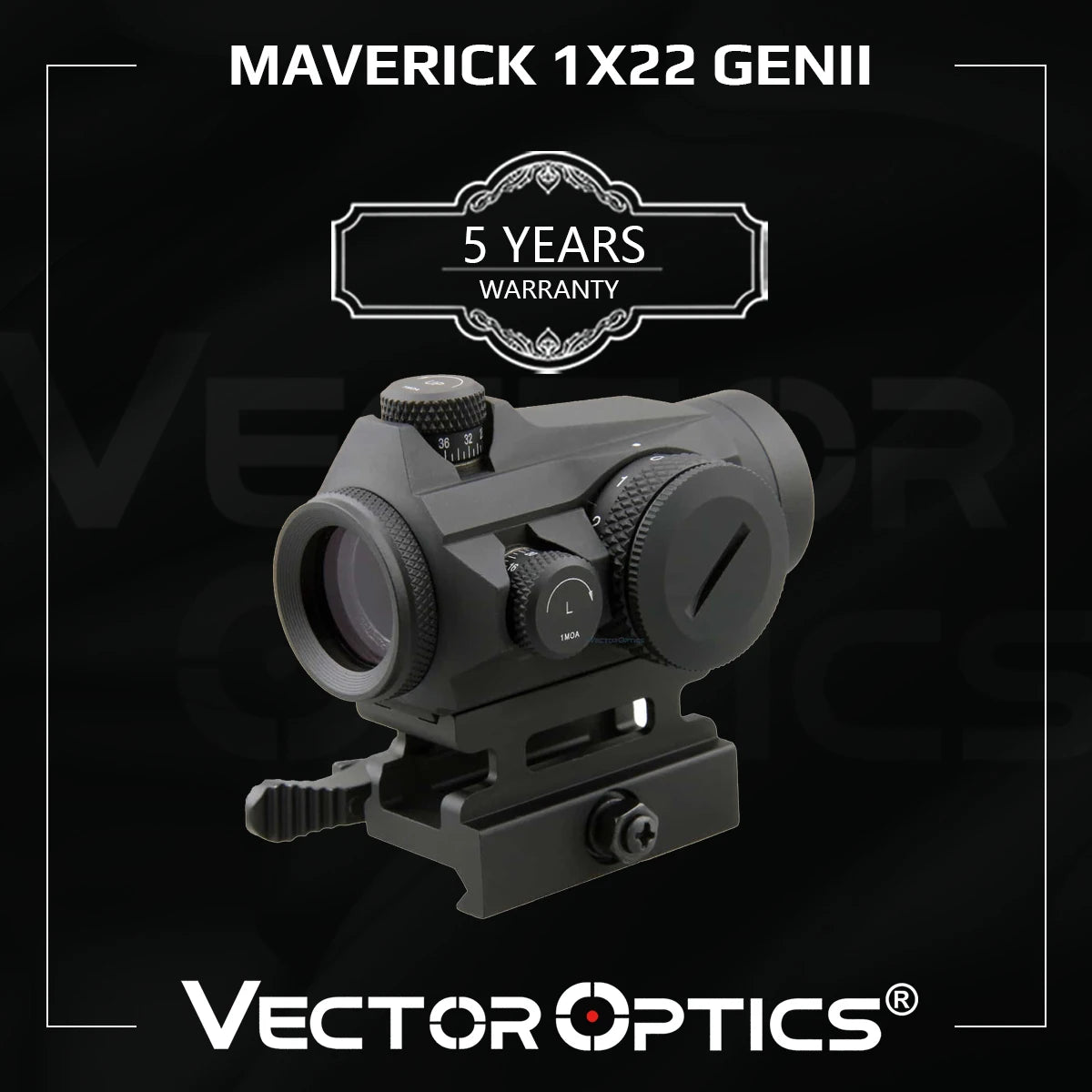 Red dot sight Maverick 1x22 GenII - Vector Optics